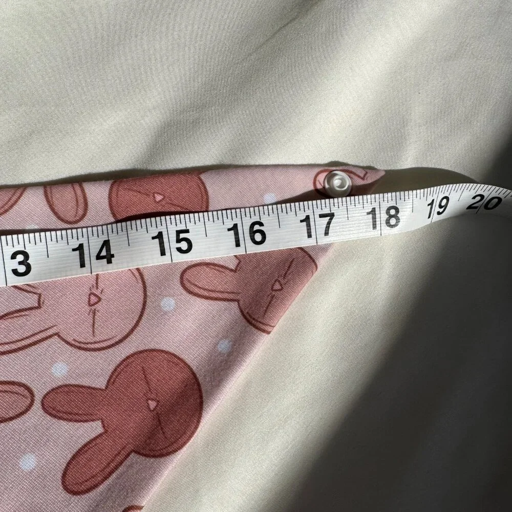 NWT Loic by Design Bunny Pattern Easter Dog Bandana, Pink, Size Medium